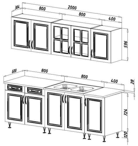 Alíz konyhabútor több féle színben