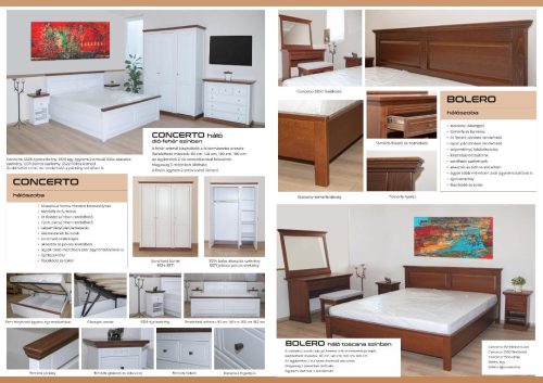 Concerto 5534 2 ajtós akasztós szekrény balos sorolható