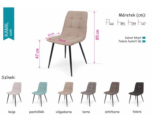 Kamil szék